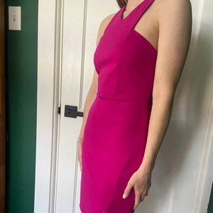 Hot pink express dress